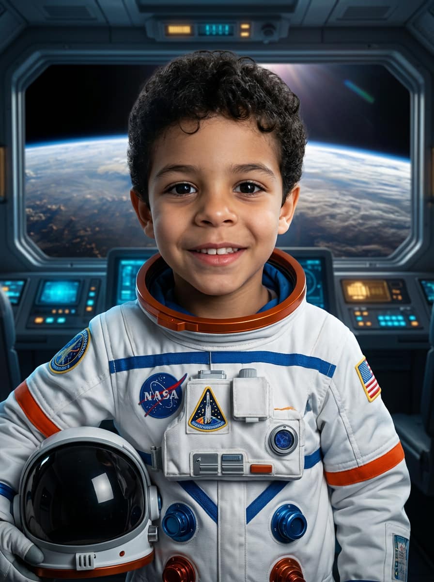 Ensaio Pekeninos tema Astronauta