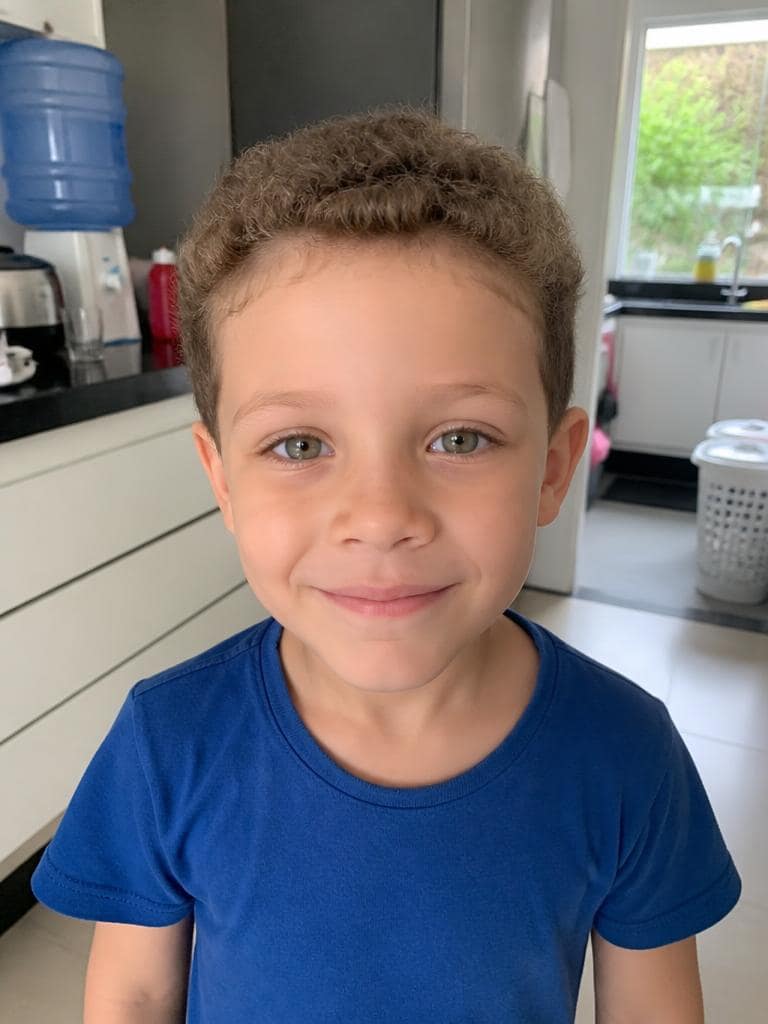 Foto original da criança - tema Mini Chef