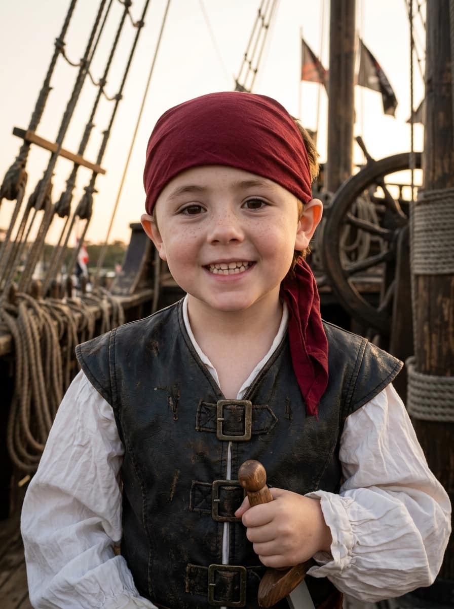 Ensaio Pekeninos tema Pirata